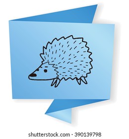 hedgehog doodle