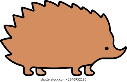 hedgehog echidna porcupine animal mammal Outline