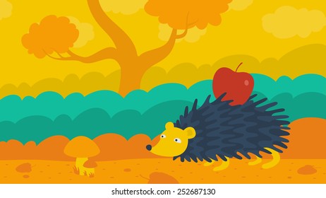 Hedgehog in the Forest