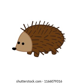 Hedgehog. Funny drawing for children