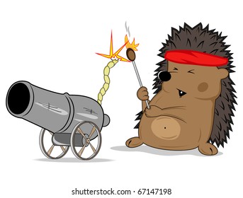 hedgehog the gunner