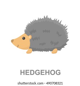 Hedgehog icon cartoon. Singe animal icon from the big animals set.