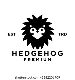 Hedgehog icon design illustration template