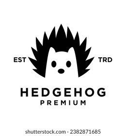 Hedgehog icon design illustration template