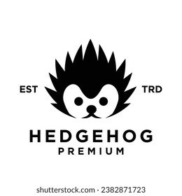 Hedgehog icon design illustration template