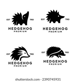 Hedgehog icon design illustration template