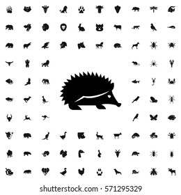 hedgehog icon illustration isolated vector sign symbol