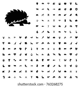 Hedgehog icon illustration isolated vector sign symbol. animals icon set for web and mobile.