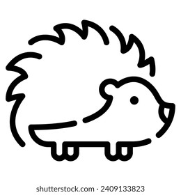Hedgehog Icon Illustration for web, app, infographic, etc