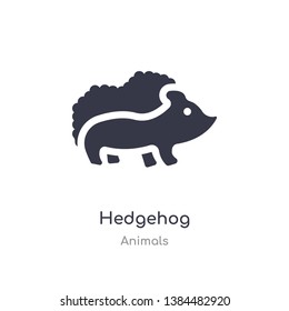 hedgehog icon. isolated hedgehog icon vector illustration from animals collection. editable sing symbol can be use for web site and mobile app