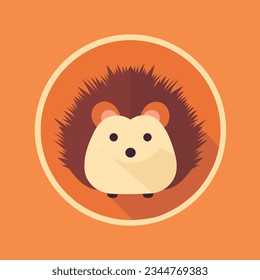 
Icono de edgehog en diseño mínimo, estilo plano, gráficos vectoriales.