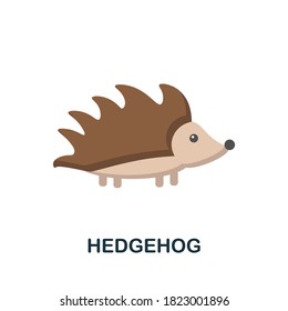 Hedgehog icon. Simple element from autumn collection. Creative Hedgehog icon for web design, templates, infographics and more