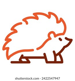 Hedgehog Icon Spring, for uiux, web, app, infographic, etc