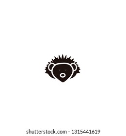 Hedgehog icon vector