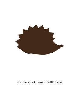 hedgehog, icon, vector illustration, eps10