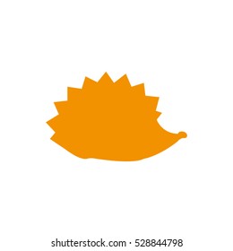 hedgehog, icon, vector illustration, eps10