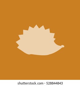 hedgehog, icon, vector illustration, eps10