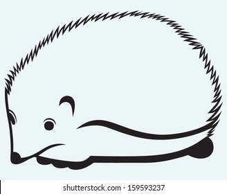 ハリネズミ シルエット のイラスト素材 画像 ベクター画像 Shutterstock