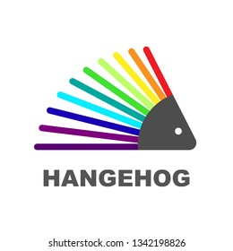 Hedgehog Logo Design. EPS 10