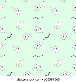 hedgehog pattern blue background seamless pattern vector illustration