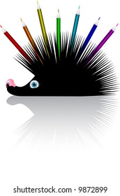 Hedgehog & Pencils