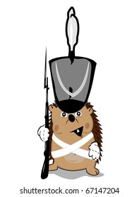 hedgehog the soldier