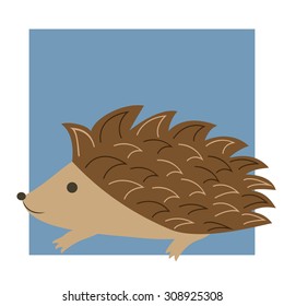 Hedgehog vector illustration