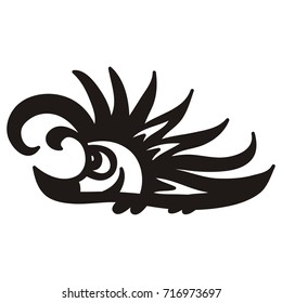 Hedgehog. Vector illustration.