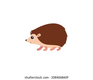 Hedgehog-Vektorsymbol einzeln. Hedgehog Emoji Illustration. Hedgehog-Vektorgrafik einzeln auf Emotionen