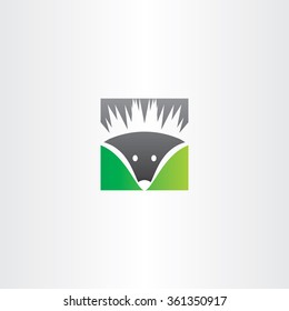 hedgehog vector logo icon symbol