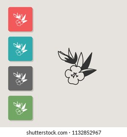 Hedgehyssop - vector icon. Symbol for web, infographics, print design and mobile UX/UI kit. Vector illustration, EPS10.