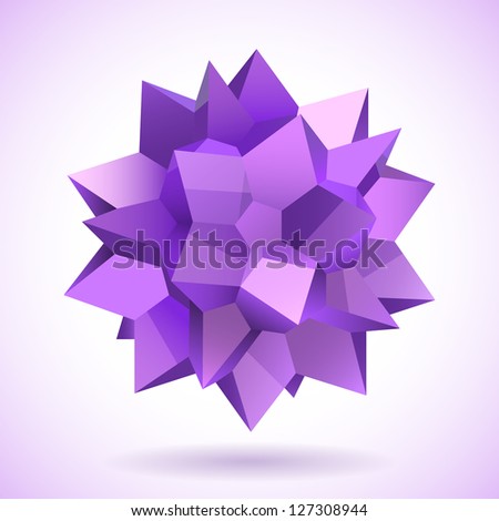 Hedra star on white backdrop