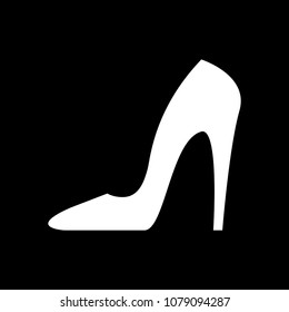 Heel black icon black