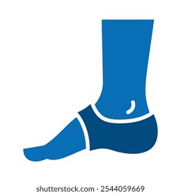 Heel Cushion icon line vector illustration