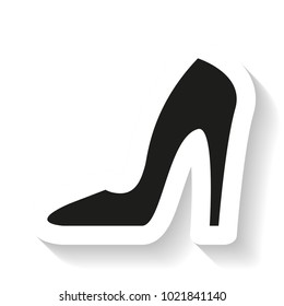 Heel lady icon