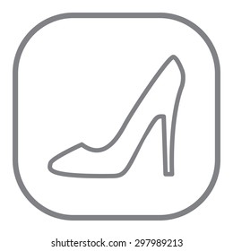 heel shoes icon 