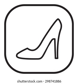 heel shoes icon 