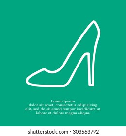 heel shoes icon 