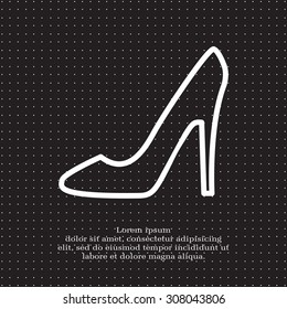 heel shoes icon 