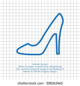heel shoes icon 