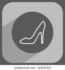 heel shoes icon 