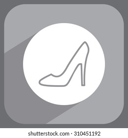 heel shoes icon 