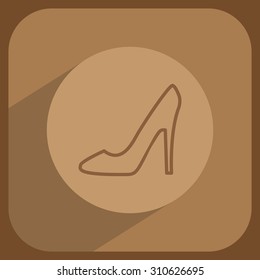 heel shoes icon 