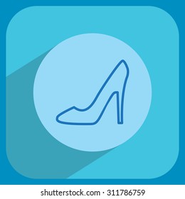 heel shoes icon 