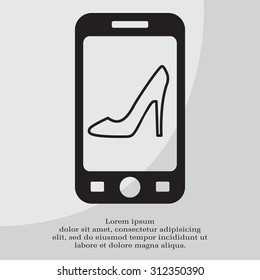 heel shoes icon 