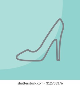 heel shoes icon 
