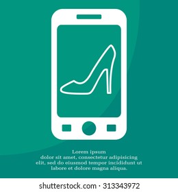 heel shoes icon 