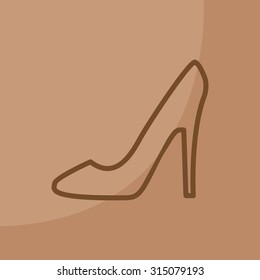 heel shoes icon 
