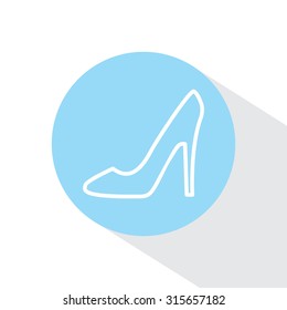 heel shoes icon 