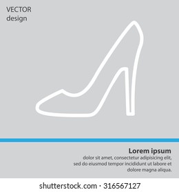 heel shoes icon 